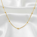 Gold chain necklace