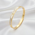 Golden Pearl Bangle