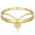 Heart of Gold Bangle
